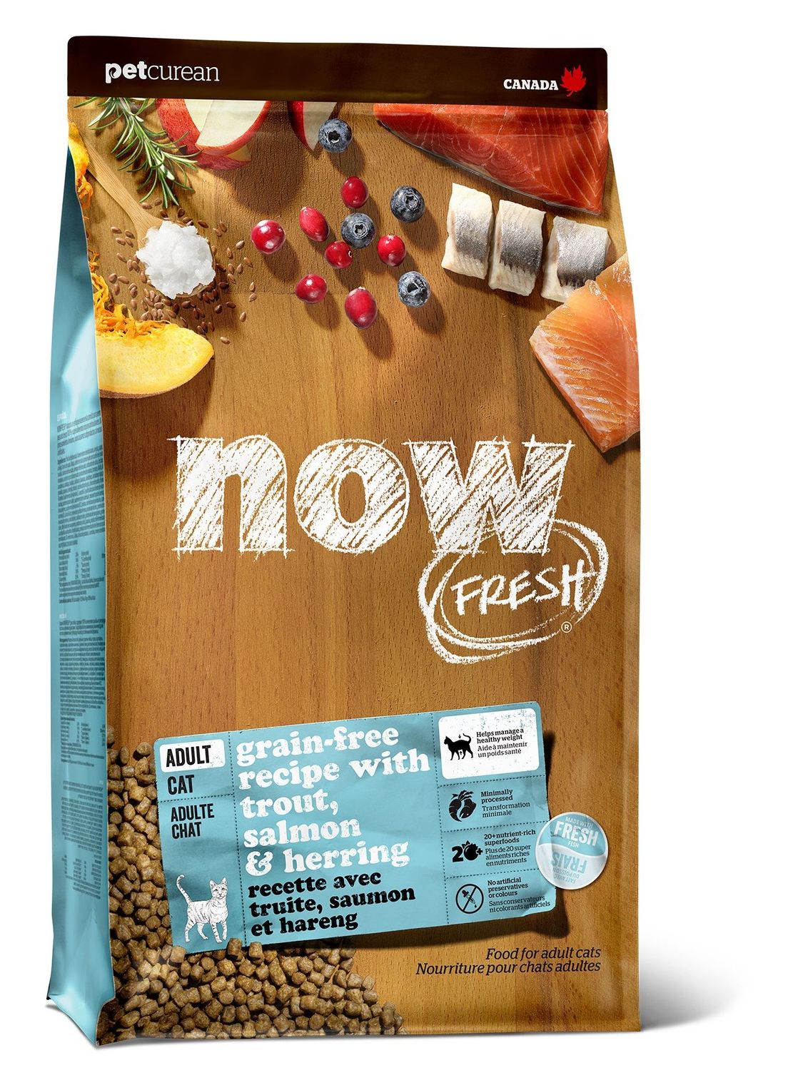 Now Fresh chat / SG, Truite saumon hareng