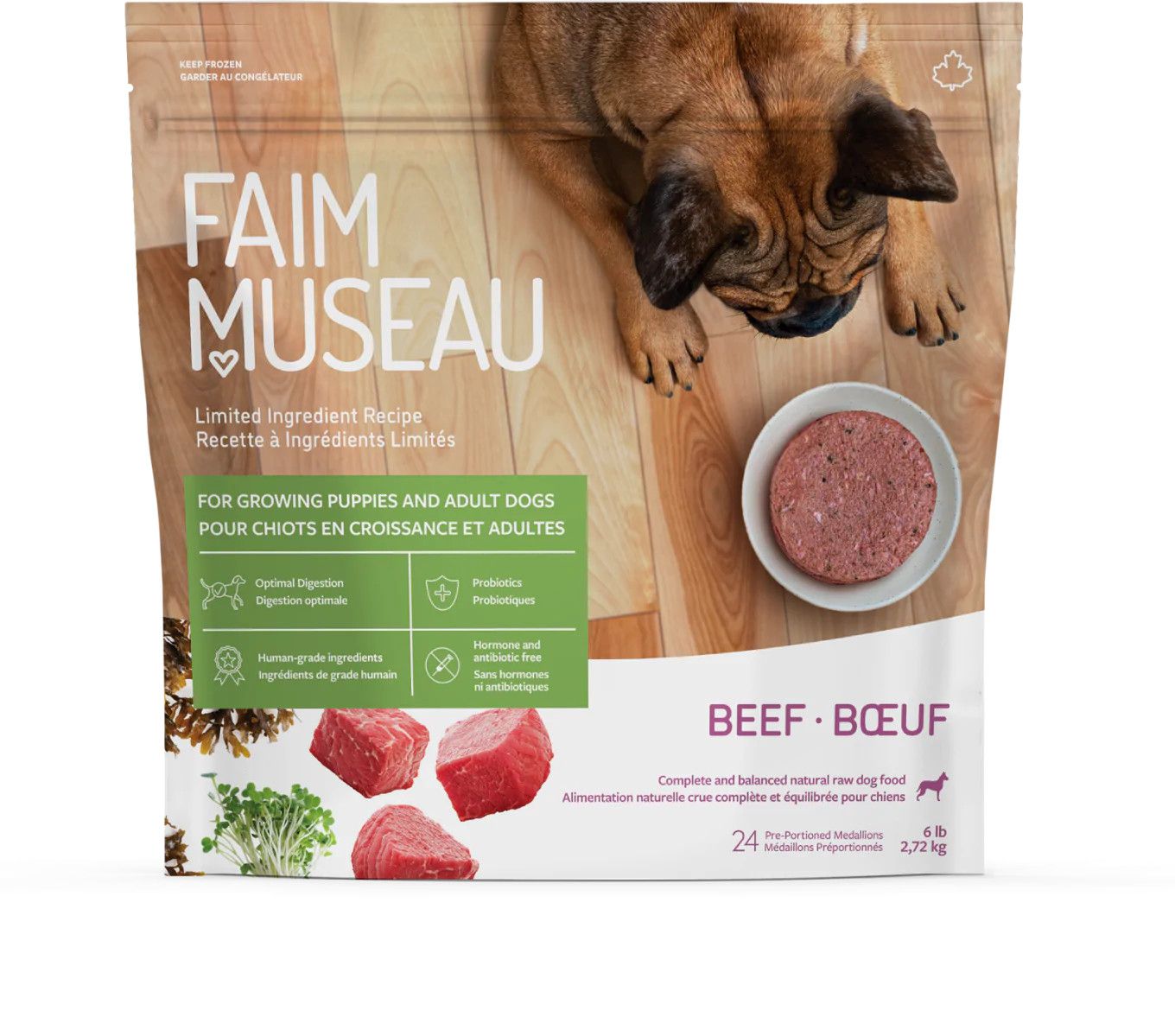 Faim Museau / Simplement boeuf, 24 médaillons