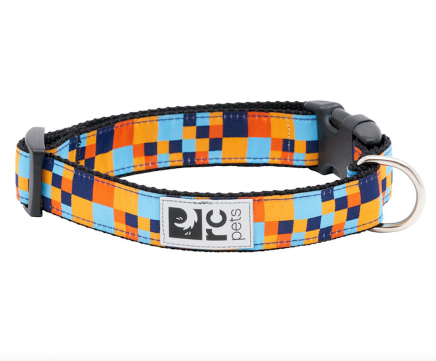 RC Pets / Collier clip, pixel blue