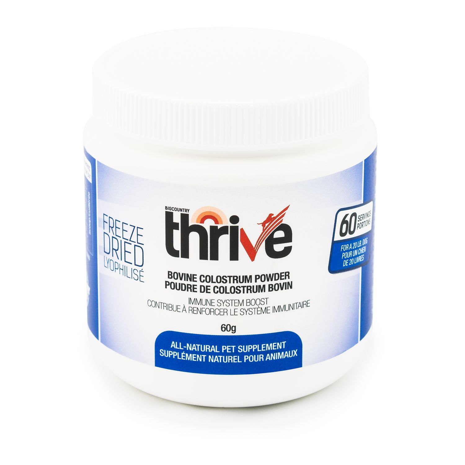 Thrive / Poudre de colostrum bovin, 60g
