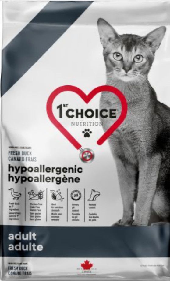 1st Choice / Chat hypoallergène Canard sans grain
