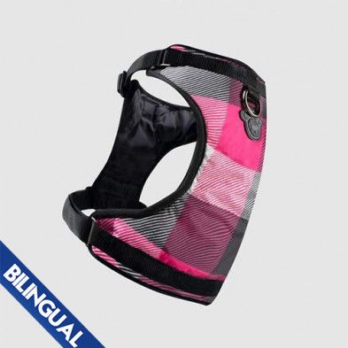 Canada Pooch / Everything Harness, Pink Plaid