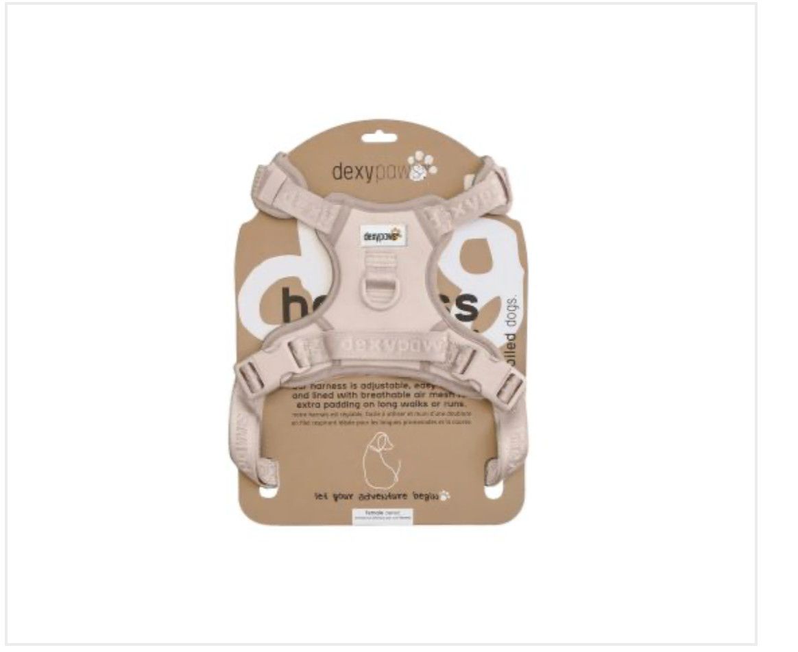 Dexypaws / harnais sans traction , beige