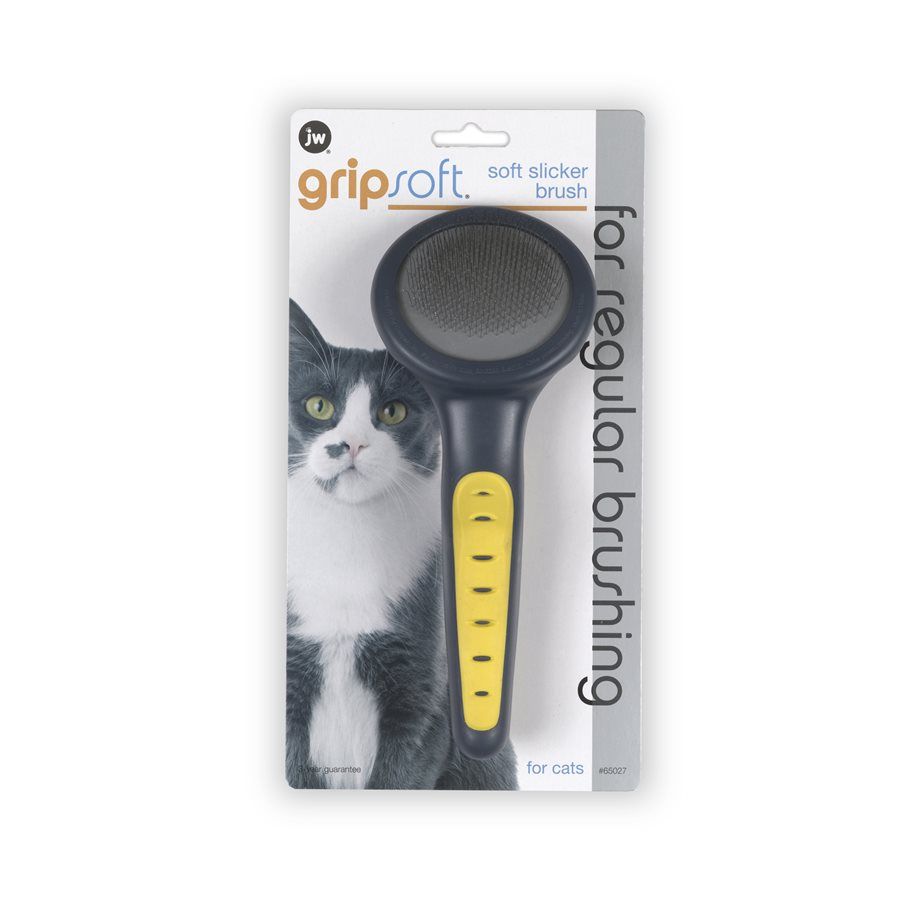 JW /  Gripsoft Brosse &quot;slicker&quot; Chat