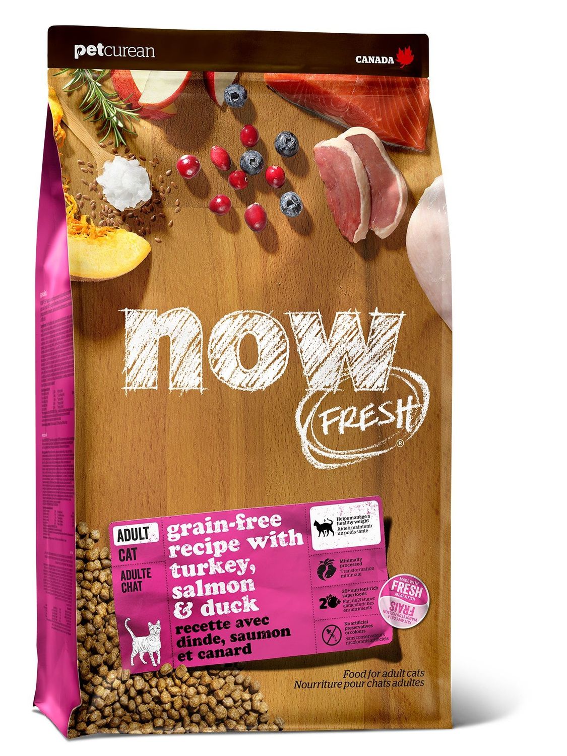 Now Fresh chat / SG, dinde saumon canard
