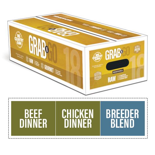Big Country Raw / Grab N Go Raw, 18lbs