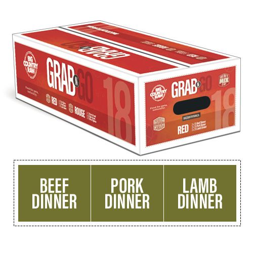 Big Country Raw / Grab N Go Red, 18lbs