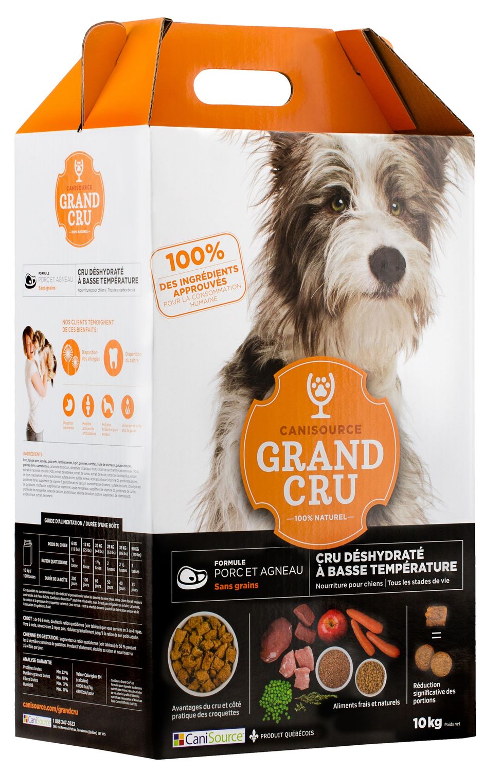 Canisource Chien / Grand Cru Porc &amp; Agneau SG