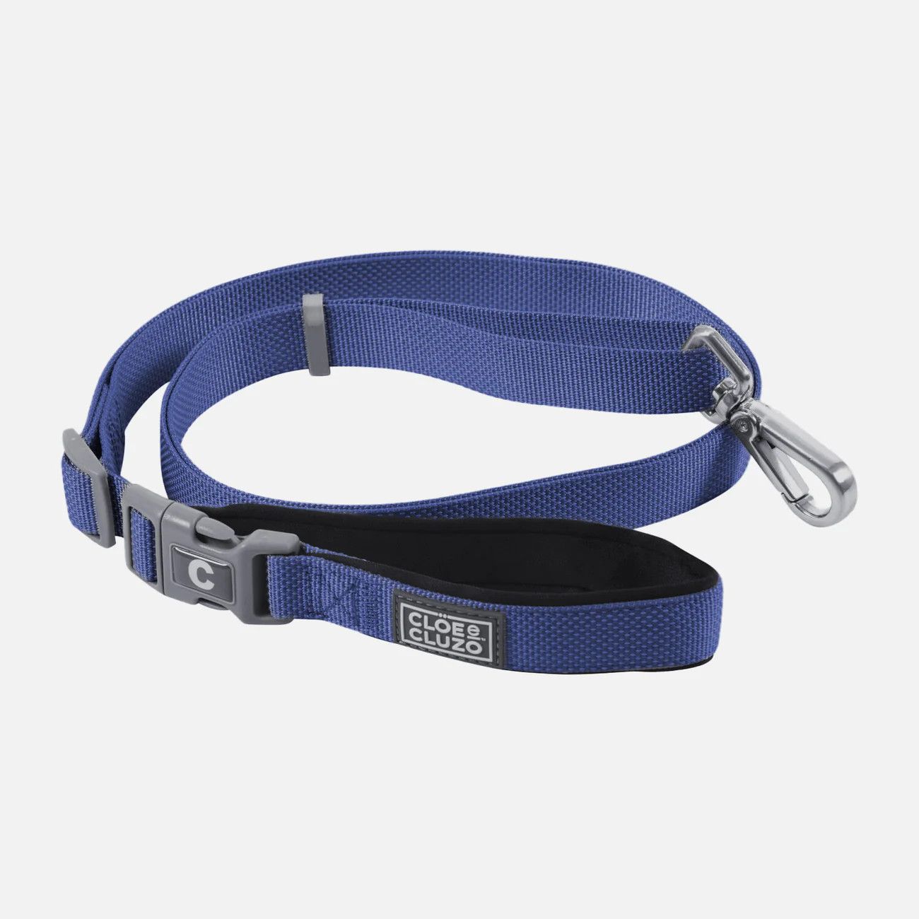 Cloe Cluzo / Laisse ajustable 2 tons chien,  Navy, Size: M/L