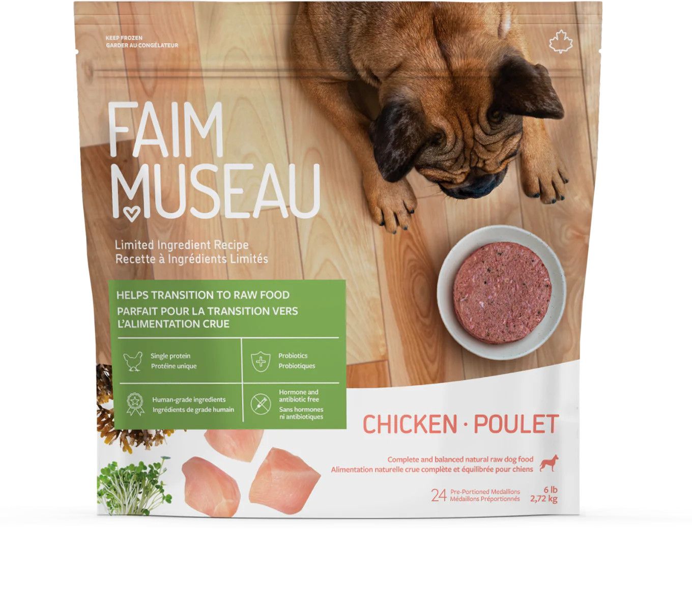 Faim Museau / Simplement Poulet, 24 médaillons