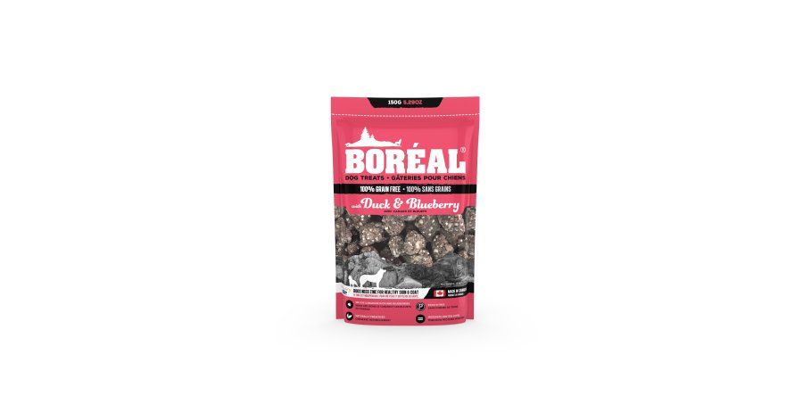 Boréal Chien / Gâteries Canard et Bleuts, 150g