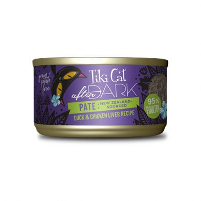 Tiki Cat / After dark duck pâté wet cat food,  3 oz