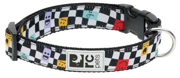RC pets / Clip collar checkerboard