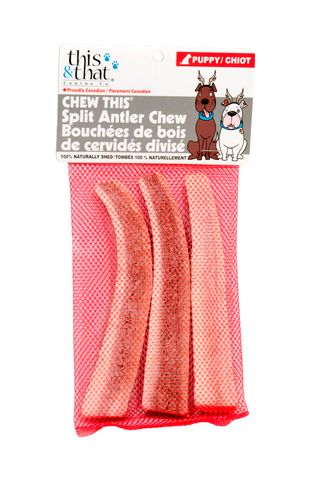 This &amp; That / Antler Chews Puppy , 3pc