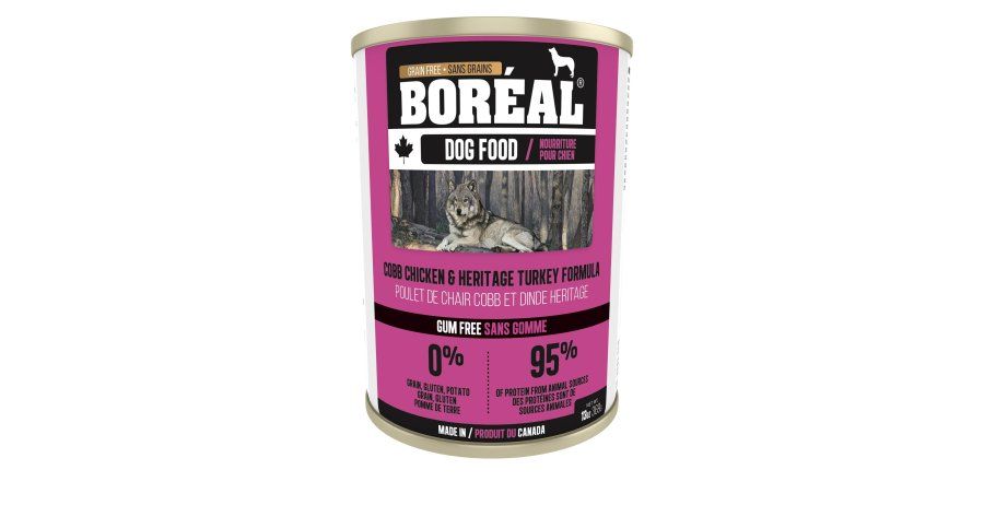 Boréal Chien / conserve Poulet Cobb - Dinde Héritage, 369g