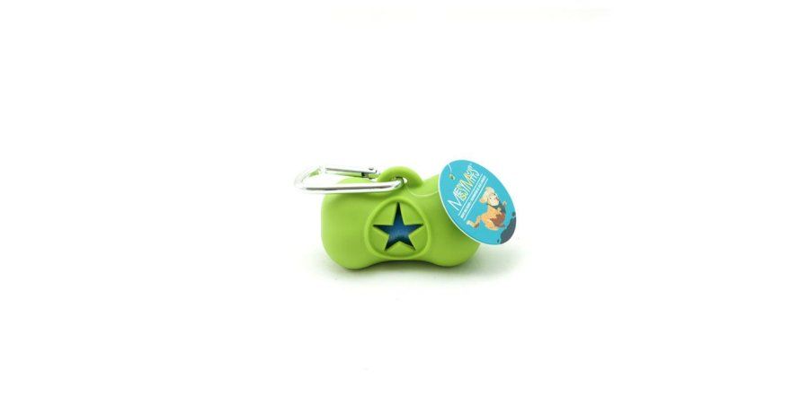 Messy Mutts / Distributeur sacs de ramassage, vert