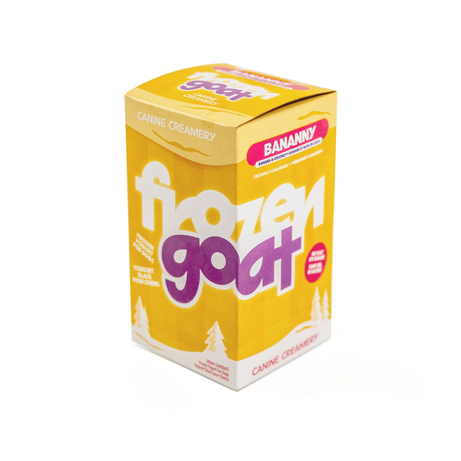 Big country raw / Frozen goat Bananny, 300ml