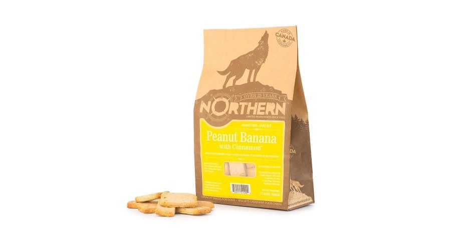 Northern Chien / Biscuits Sans Blé Arachides et Banane, 500g