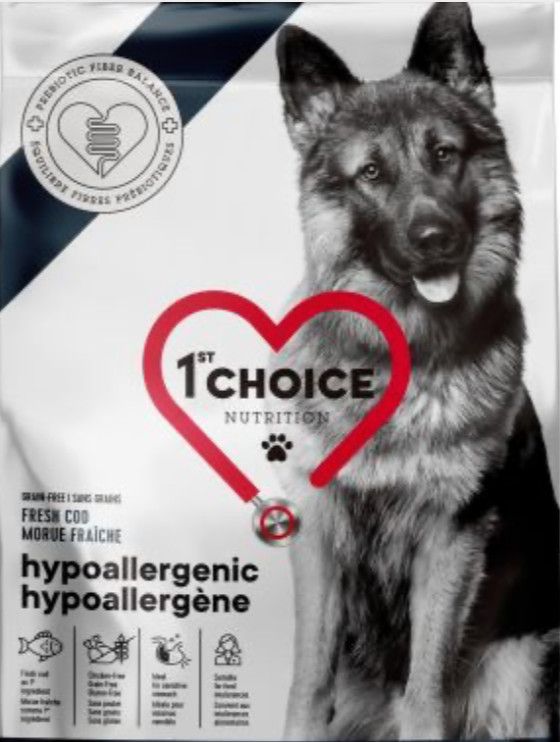 1st Choice / Toutes races , hypoallergène, Morue