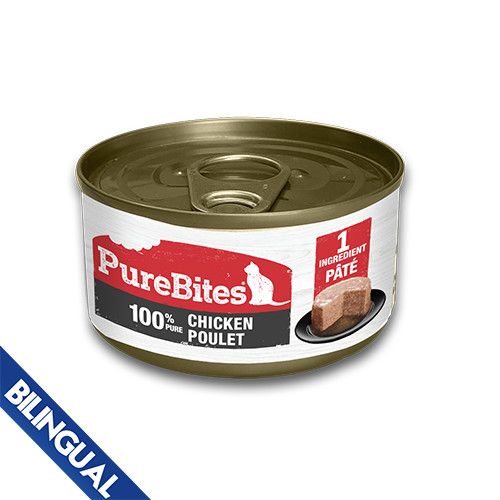 PureBite  Chat / 100% poulet paté ,  71 gm