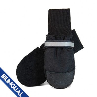 Muttluks / All-weather dog boots black Small