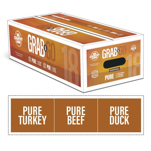 Big Country Raw / Grab N Go Pure, 18lbs