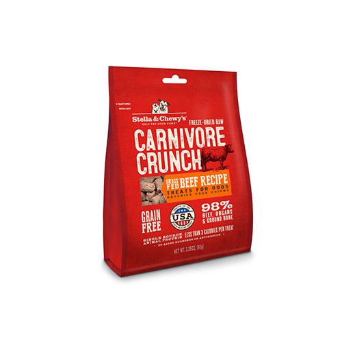 Stella &amp; Chewy&#39;s chien / Carnivore Crunch Beef, 3.25oz
