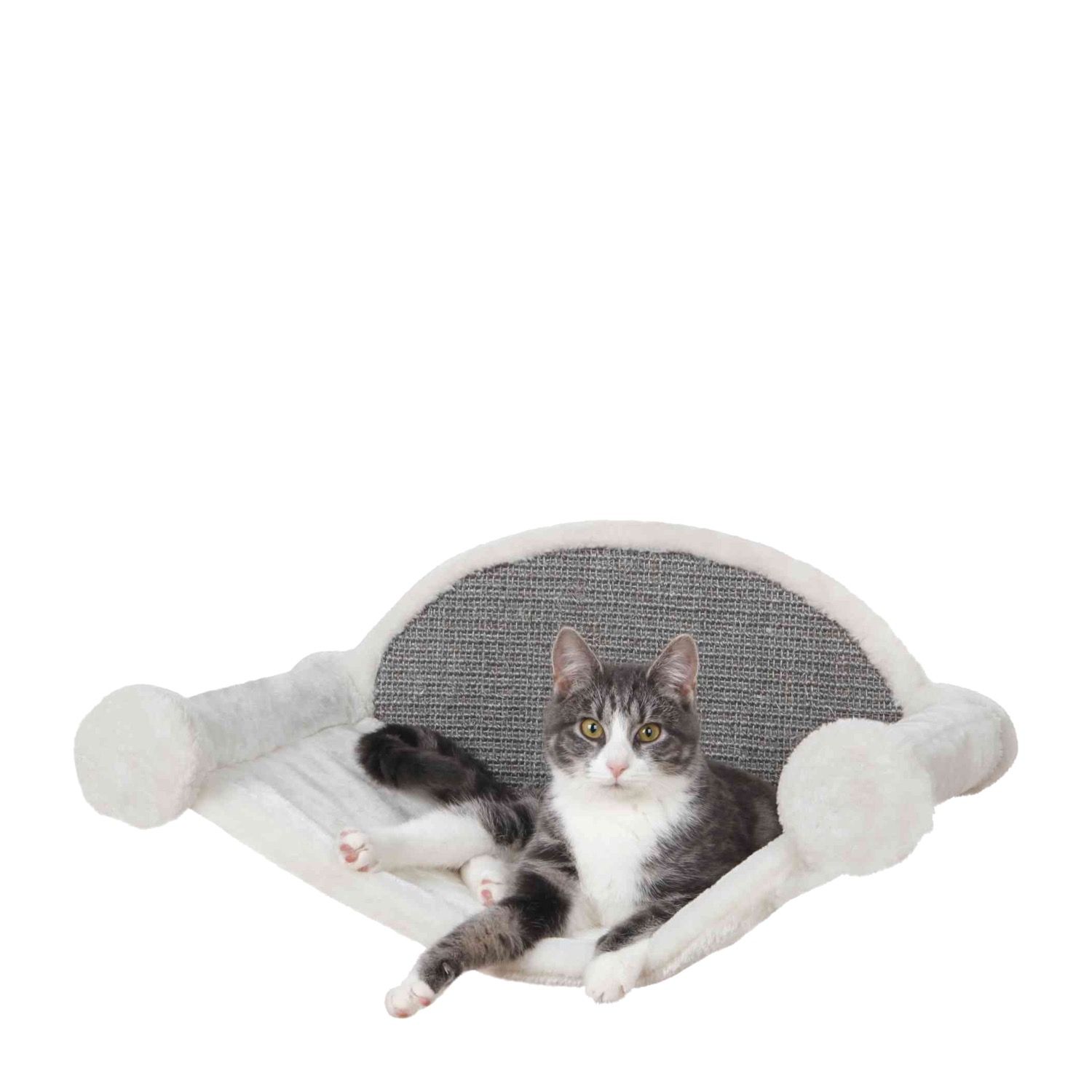Trixie / Hamac mural blanc et gris, 28cm