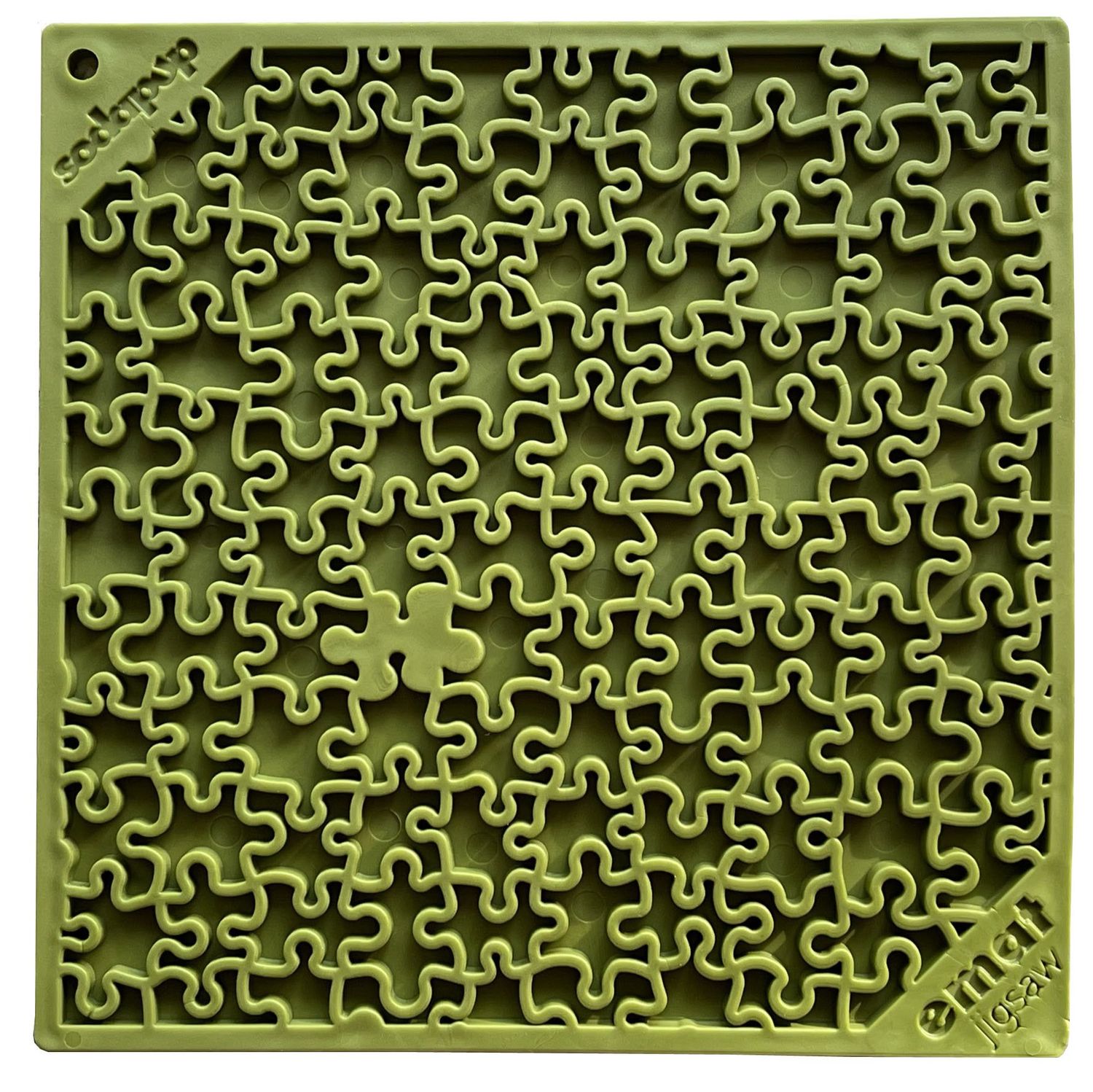 SodaPup / Tapis de léchage Jigsaw, vert