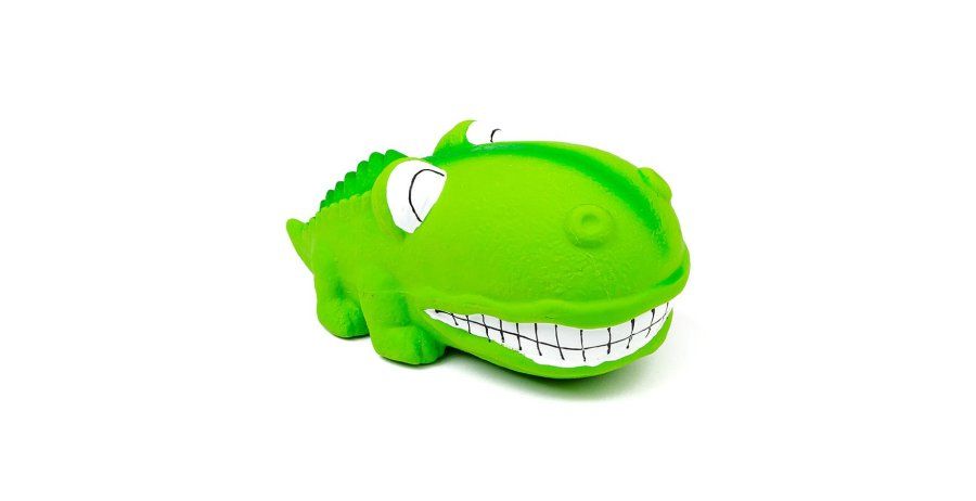 BUD&#39;Z / Chien, SQUEAKER- gros museau alligator 7¨vert