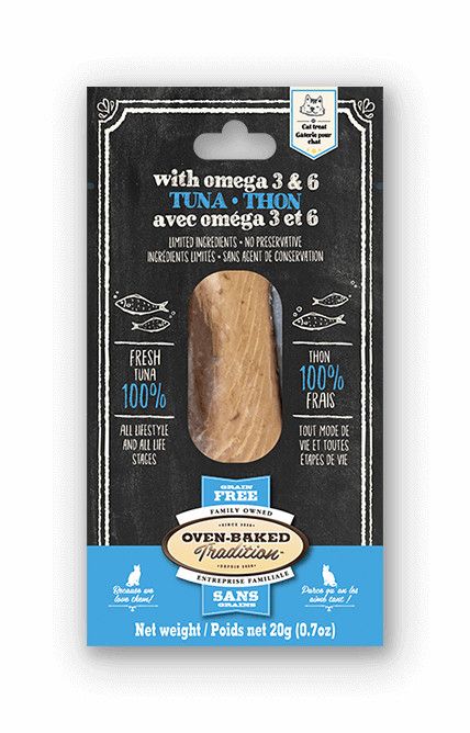 Oven-Baked Chat / Filets de thon et Oméga 3&amp;6, 20g