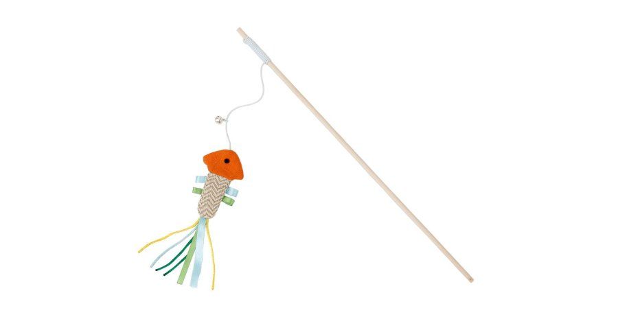 BUD&#39;Z / Chat, Canne à pêche 40 cm, Méduse,orange