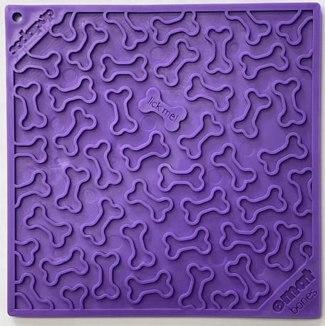 SodaPup / Tapis de léchage Os, mauve