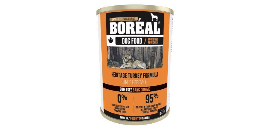 Boréal Chien / conserve dinde héritage, 369g