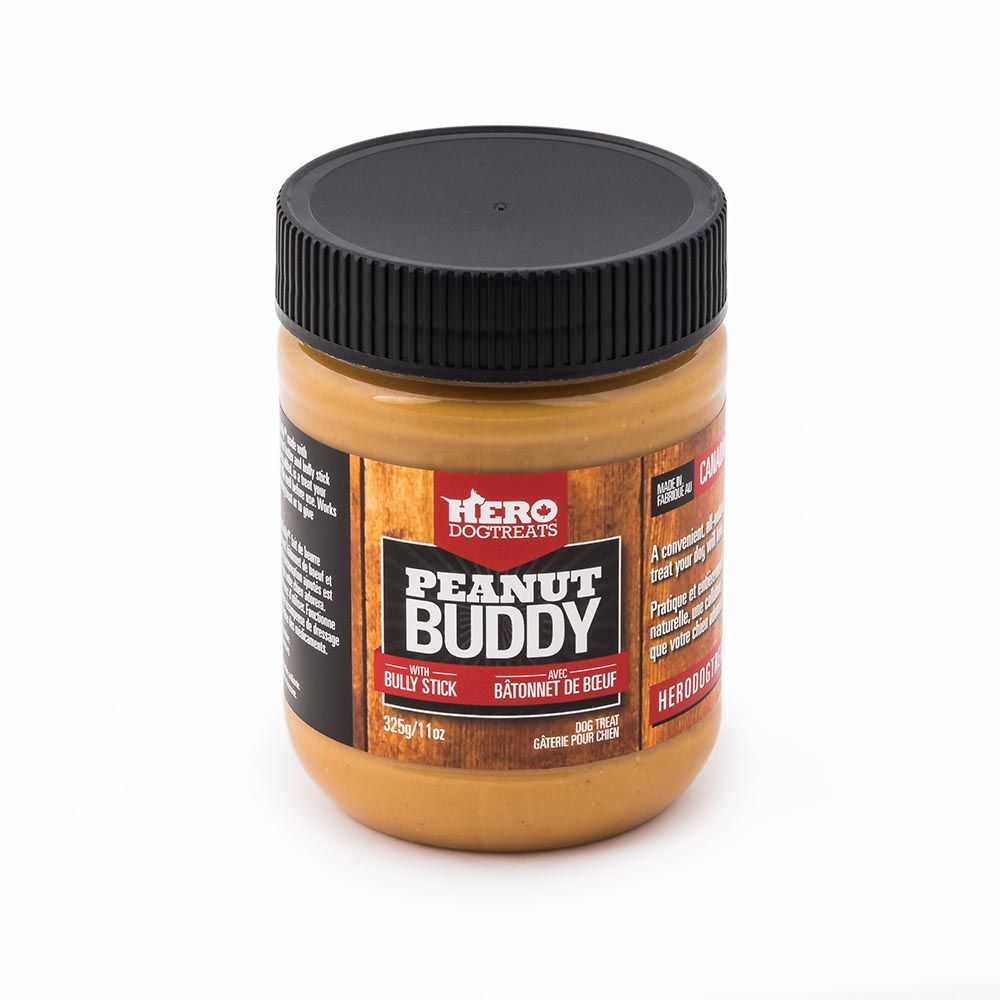 Hero / Beurre d&#39;arachide au bully stick, 325g