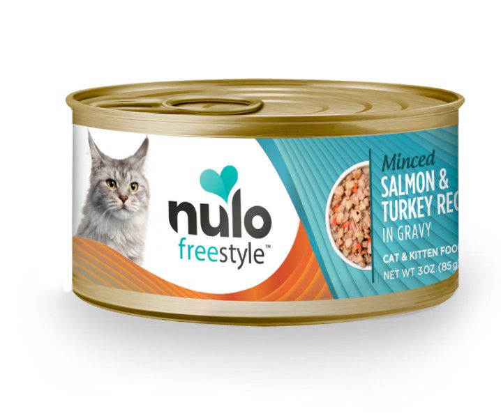 Nulo chat / Freestyle , minced Salmon &amp; turkey, 3oz