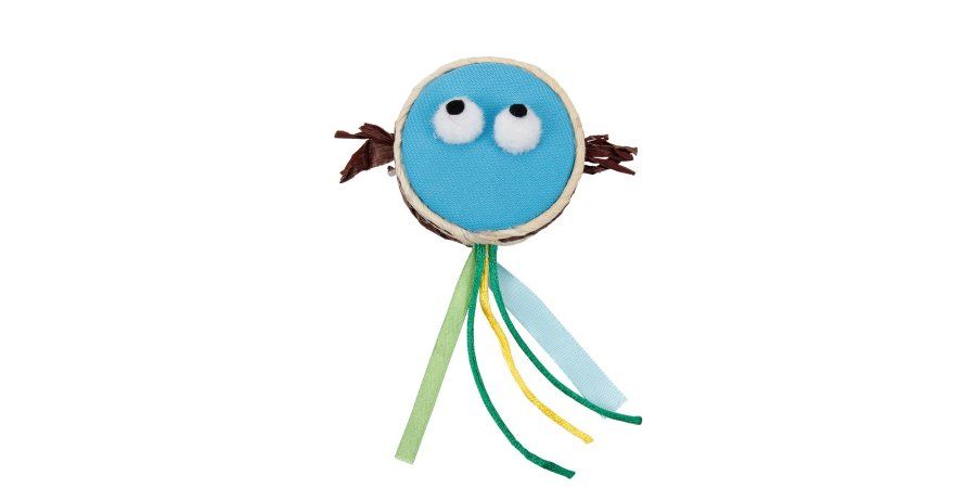 BUD&#39;Z / Chat,  Disque en corde avec yeux, 4,5&quot;