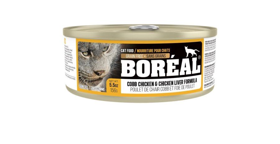 Boréal Chat / Conserve Poulet Cobb &amp; Foie de Poulet, 156g