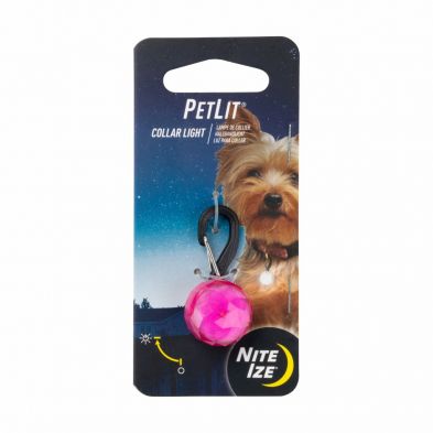 Nite Ize / PetLit Collar Light Pink Jewel