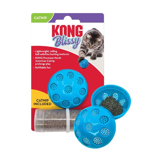 Kong / Blissy mesh ball with catnip