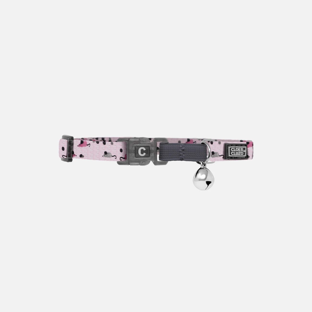 Cloe Cluzo / Collier ajustable de base chat, Mouse pink
