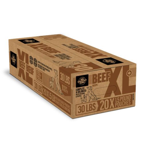 Big Country Raw / Grab N Go XL Beef , 30 lb