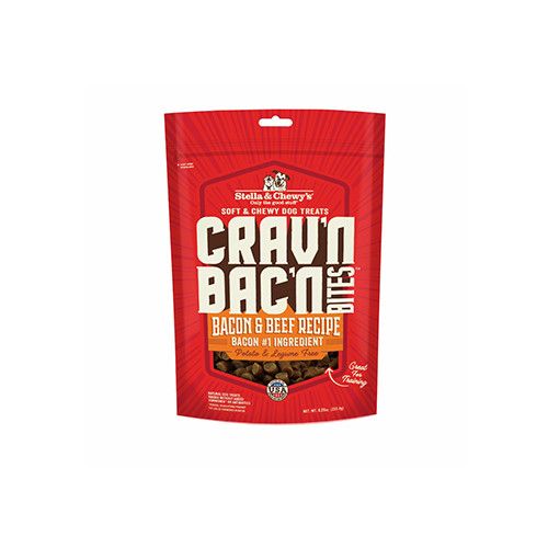 Stella &amp; Chewy&#39;s chien / Crave&#39;n bac&#39;n bites bacon &amp; beef, 8,25oz