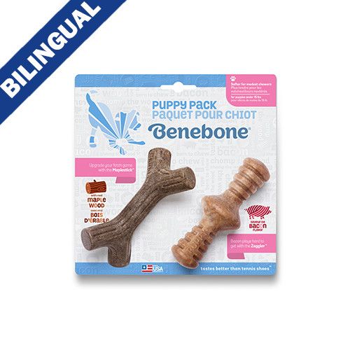 Benebone / zaggler Bacon puppy, 2pk