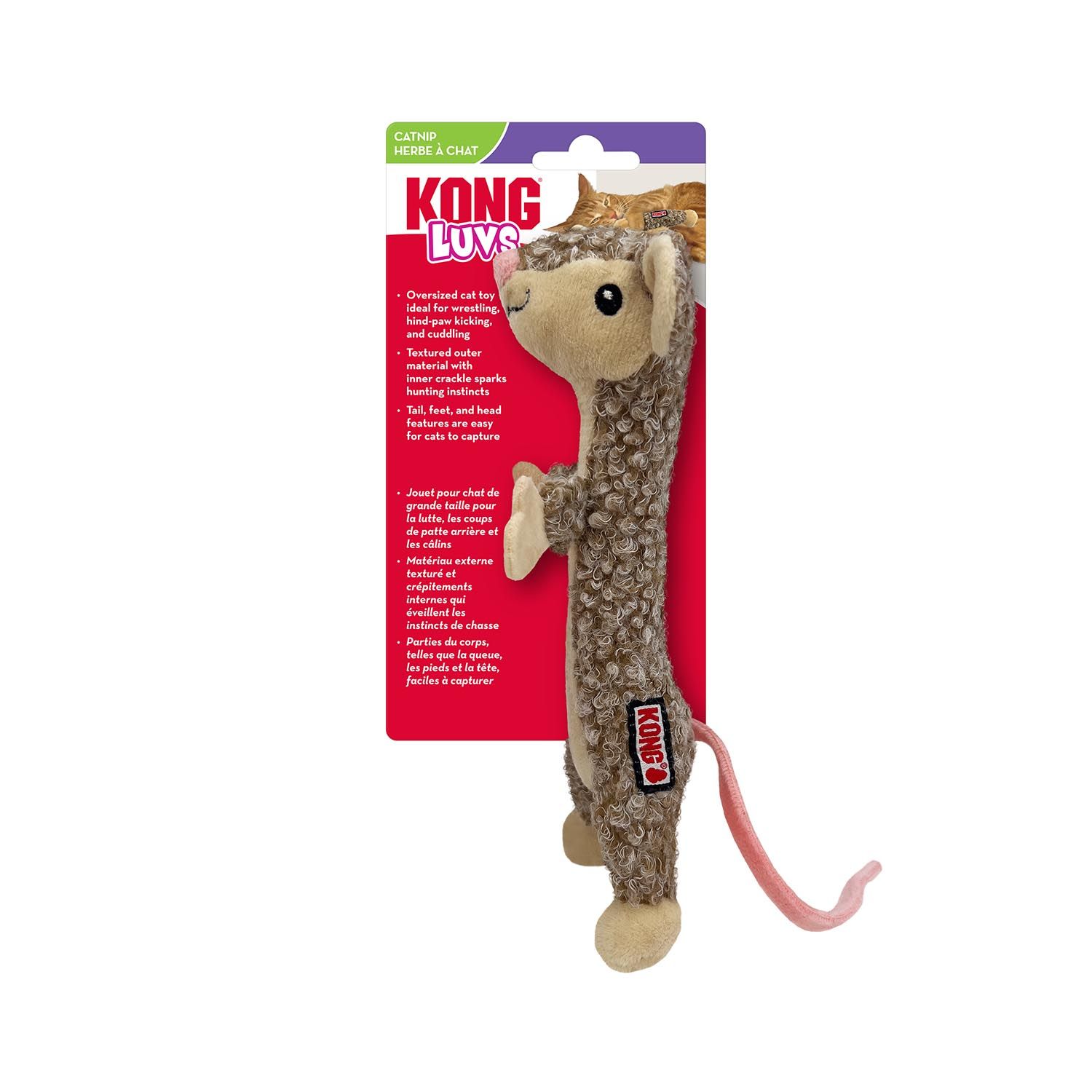 Kong / Cat luvs mouse with catnip
