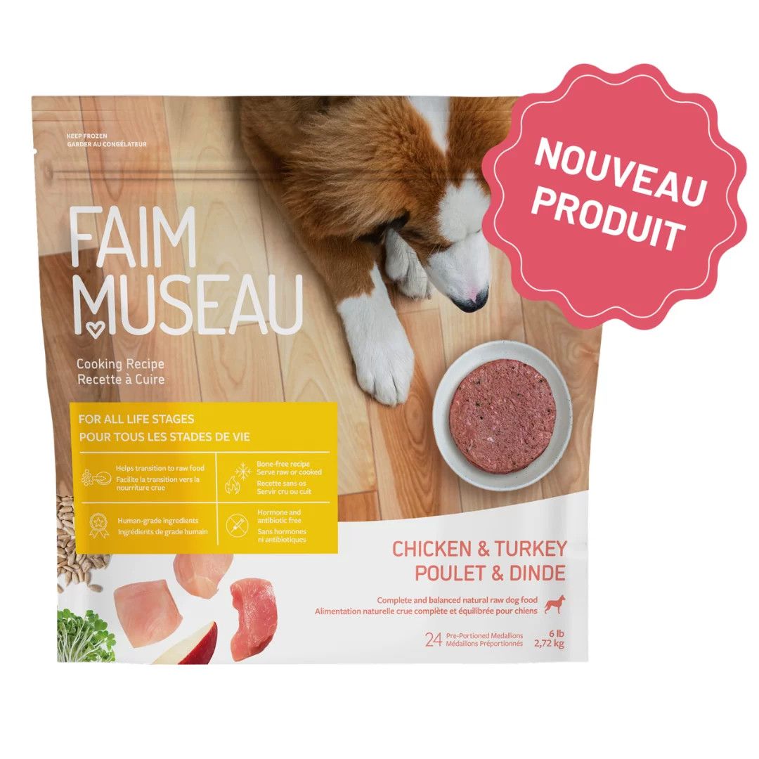 Faim Museau / Poulet &amp; dinde, 24 médaillons