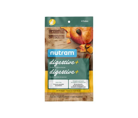 Nutram chat / Optimale digestive tube , poulet &amp; saumon  , 2 oz