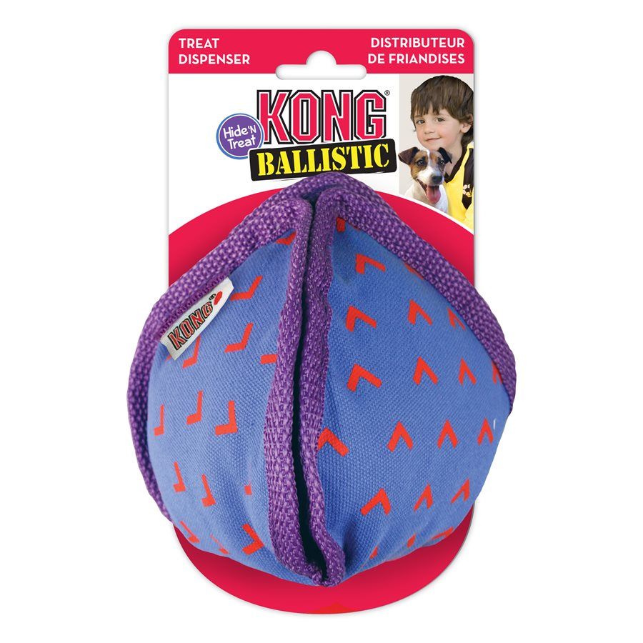 Kong / Ballistic Hide &#39;N Treat » Distributeur de Friandises, Moyen