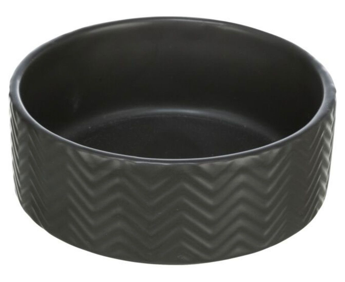 Trixie / Bol en céramique noir , 13 cm