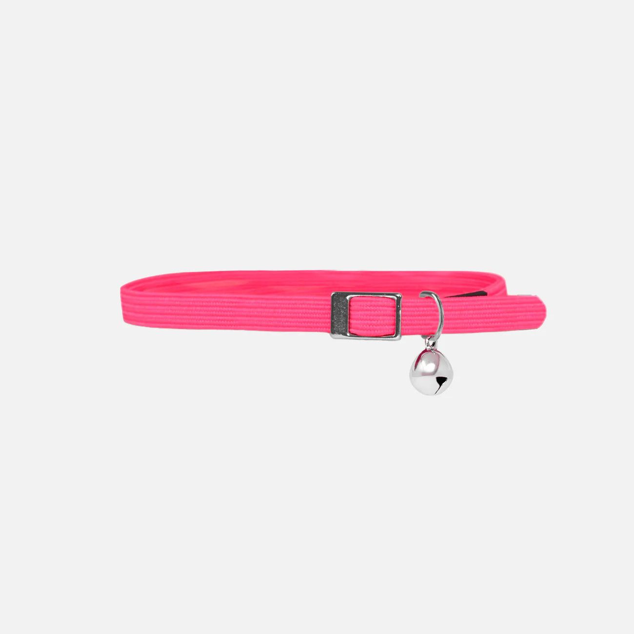 Cloe Cluzo / Collier ajustable en élastique chat, Hot pink